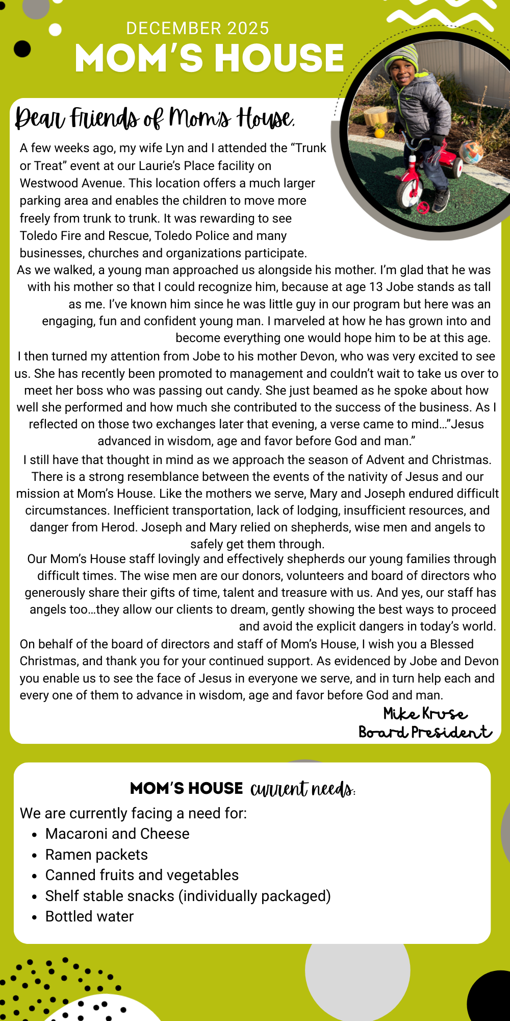 December 2025 Newsletter