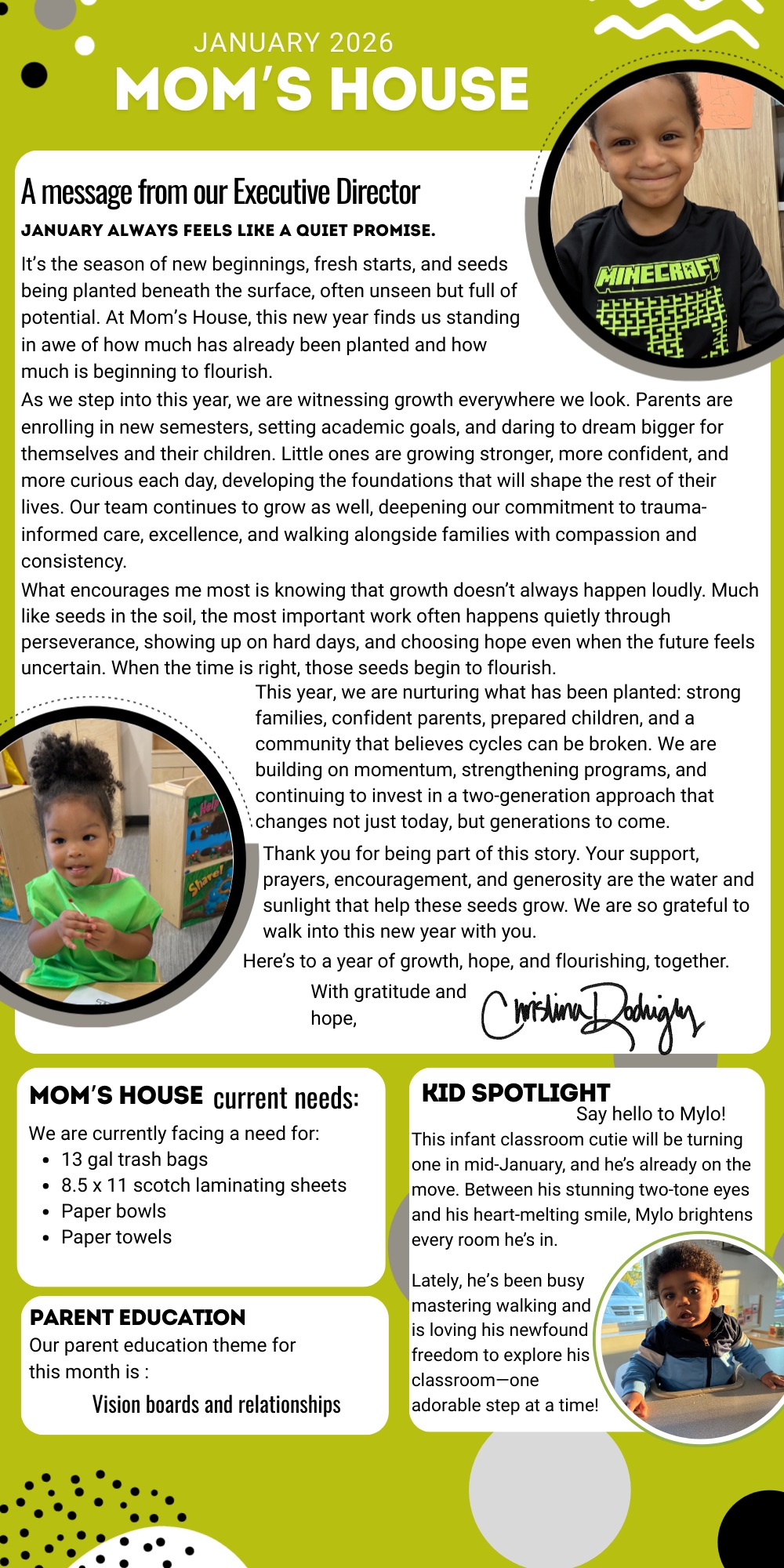 January 2026 Newsletter