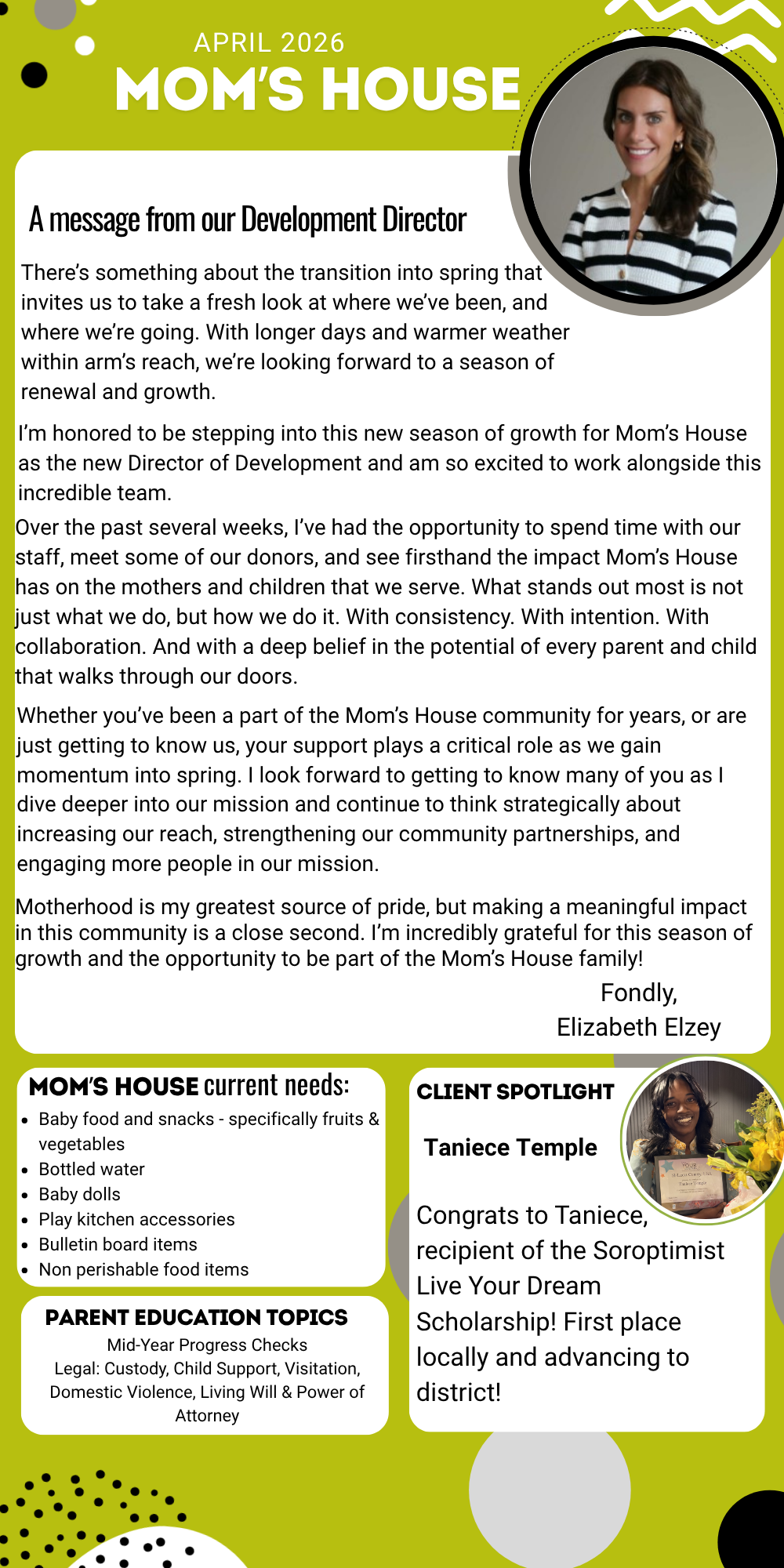 April 2026 Newsletter
